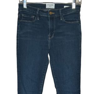 Frame Denim Blue Jeans Le Skinny de Jeanne
